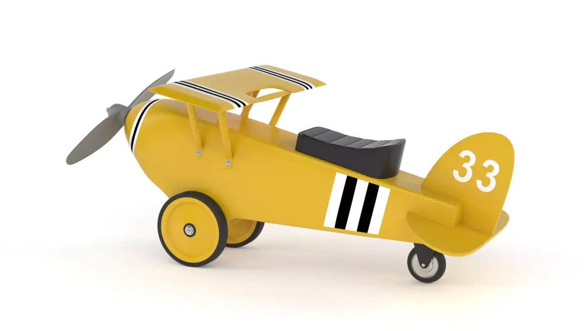 Toy Airplane 3D model 6