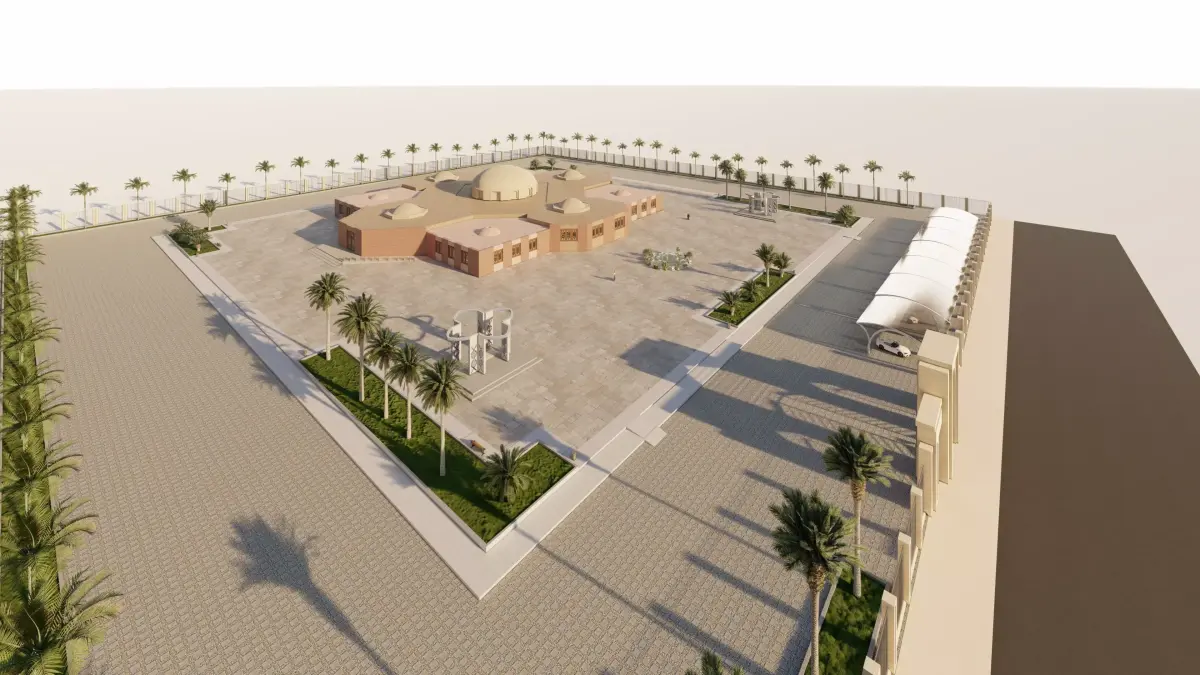 Traditional library-historical library-Islamic library 3D model
