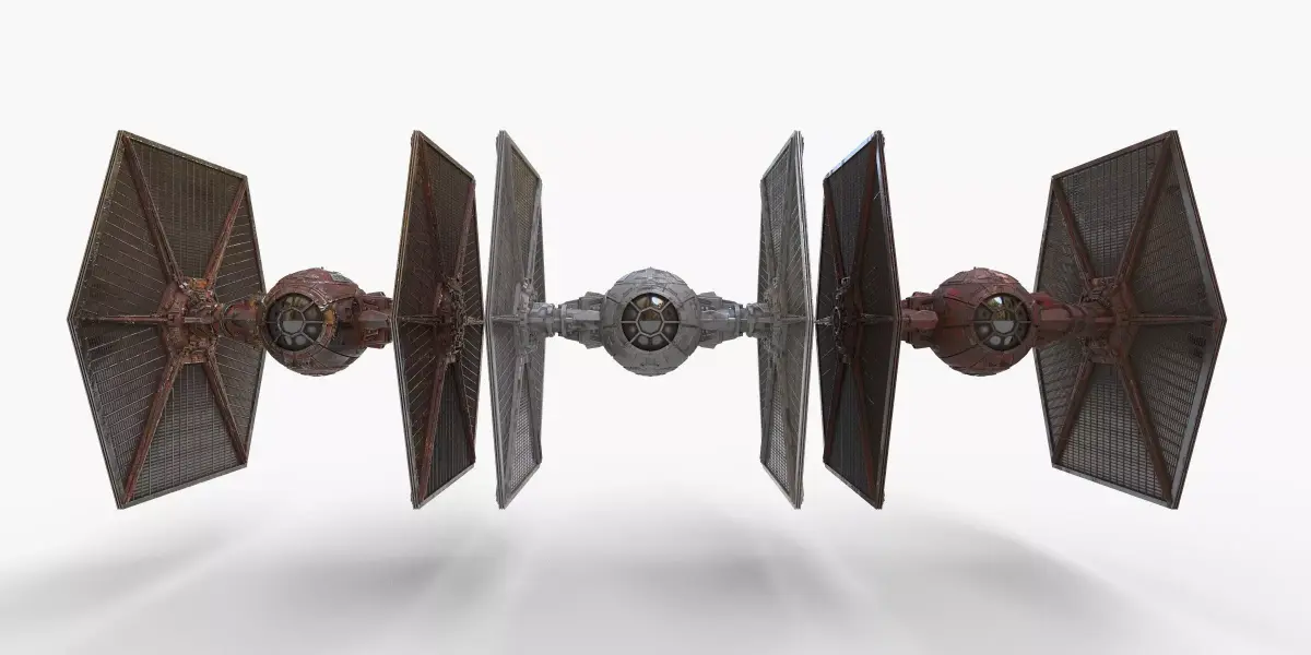 Star Wars Imperial Tie Fighter Low-poly 3D model purchase