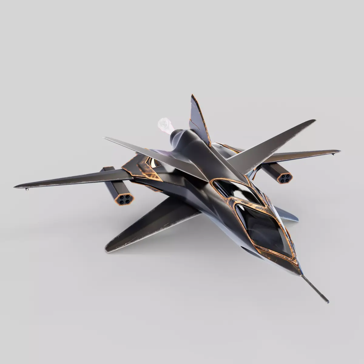 Space Ship Low-poly 3D model buy