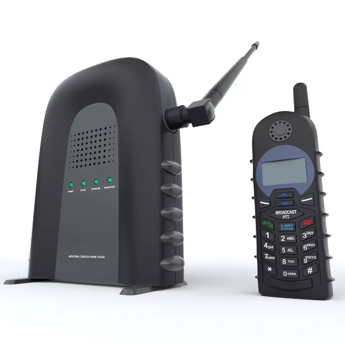 Industrial Cordless Phone System 3D model