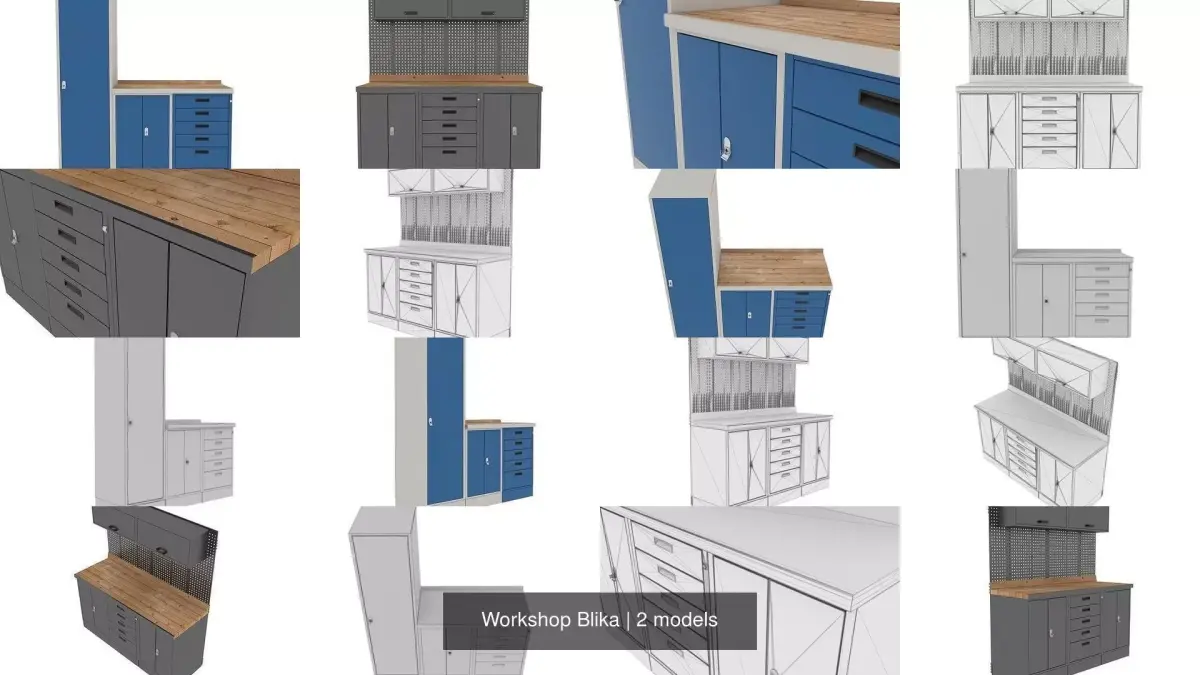 Workshop Blika 3D Model Pack purchase