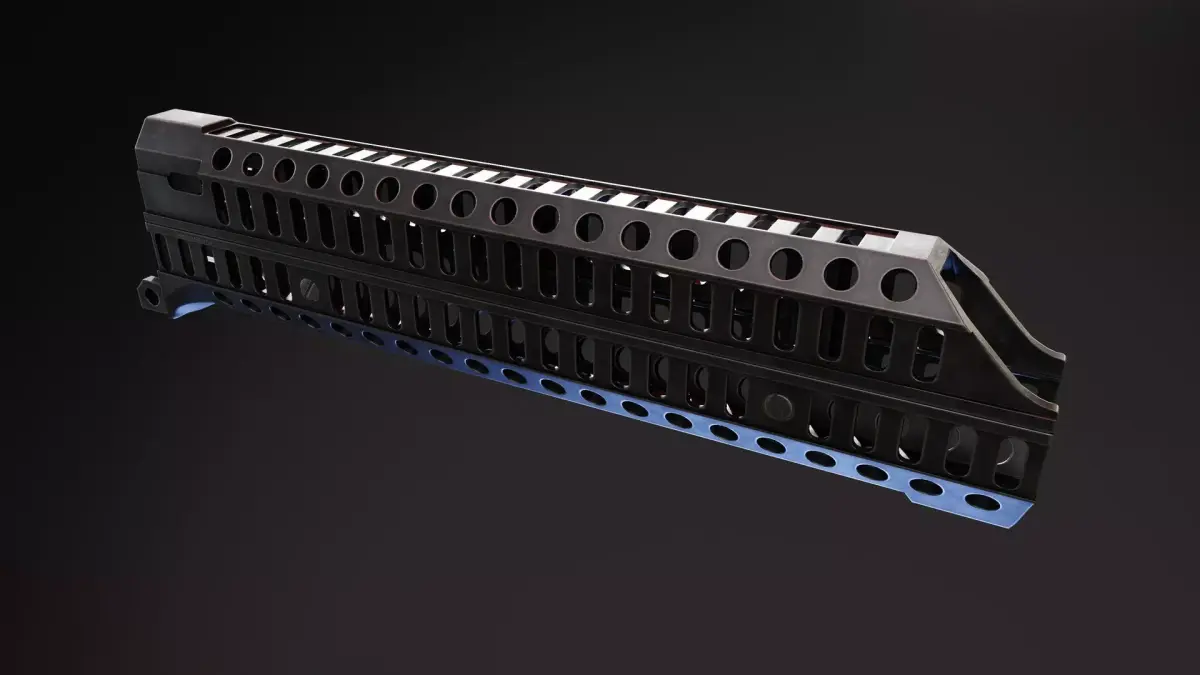 Zenitco Sport 12 Handguard Low-poly 3D model