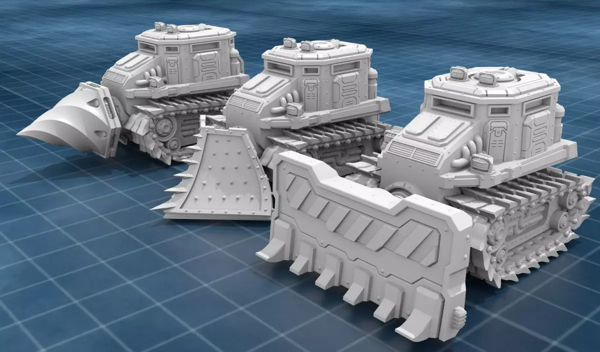 VEHICLE I with alt accesories 3D print model 3D print model