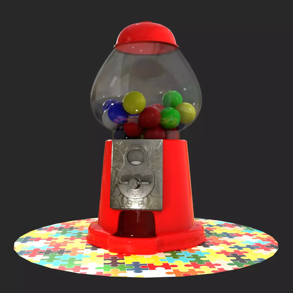 Gumball Machine 3D model