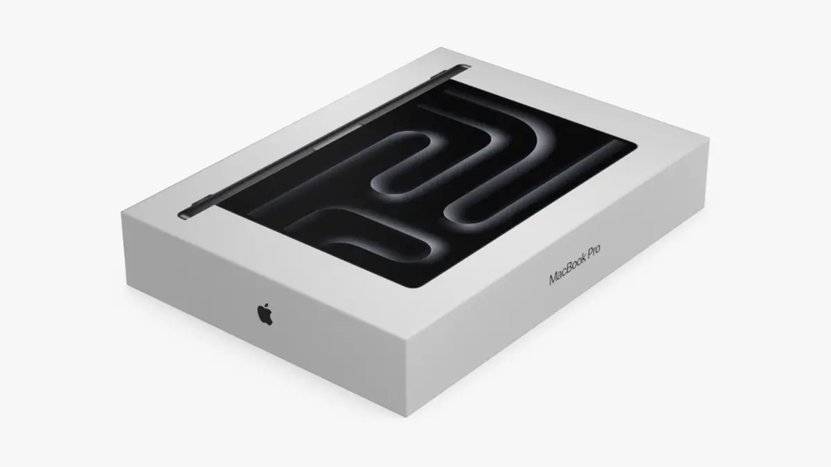 16-inch Apple MacBook Pro Packaging Box 3D model