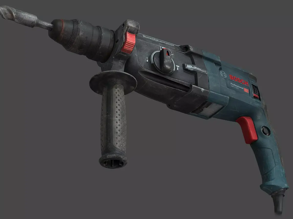 Bosch GBH Rotary Hammer RAW Scan 3D model
