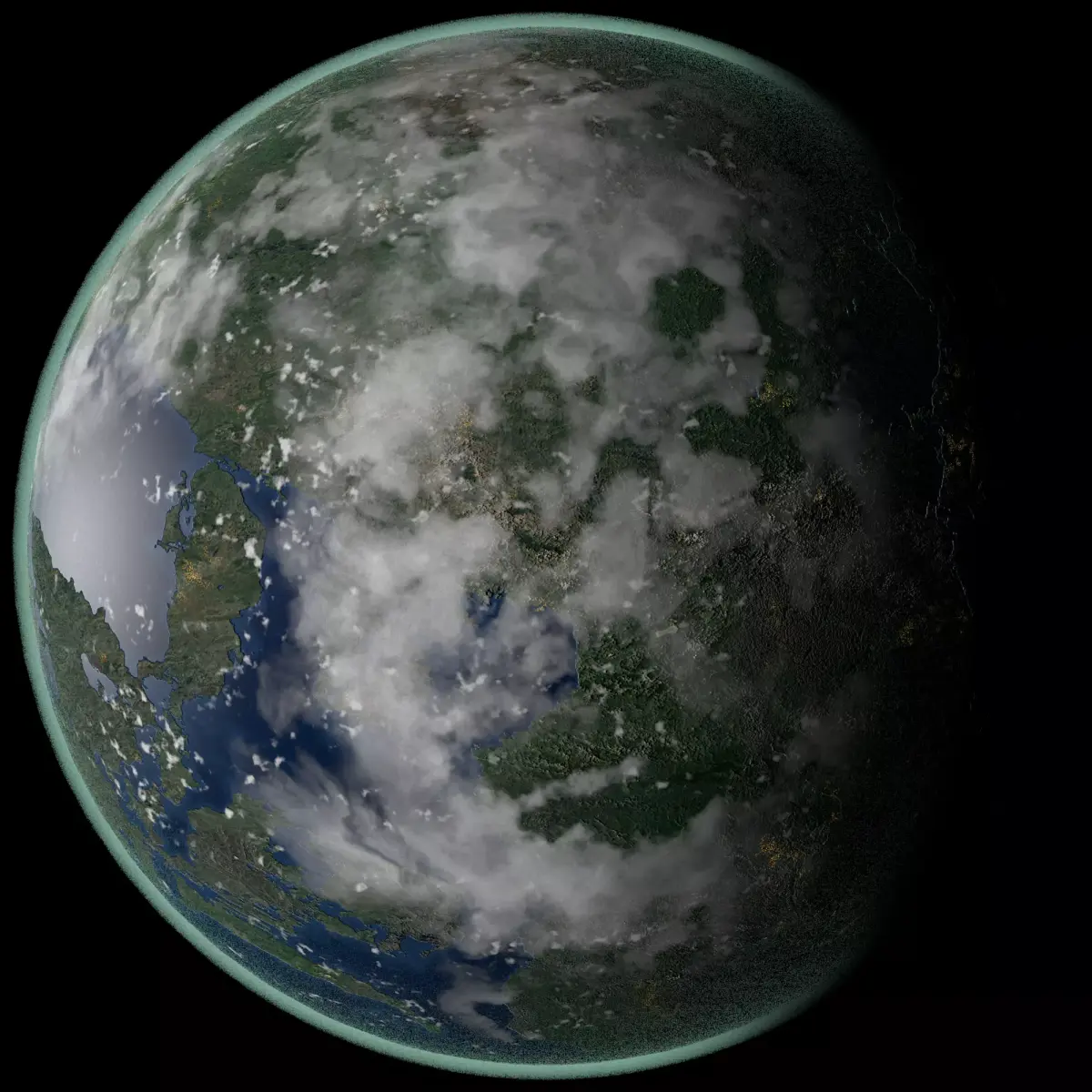 Terran Planet 02 Free 3D model