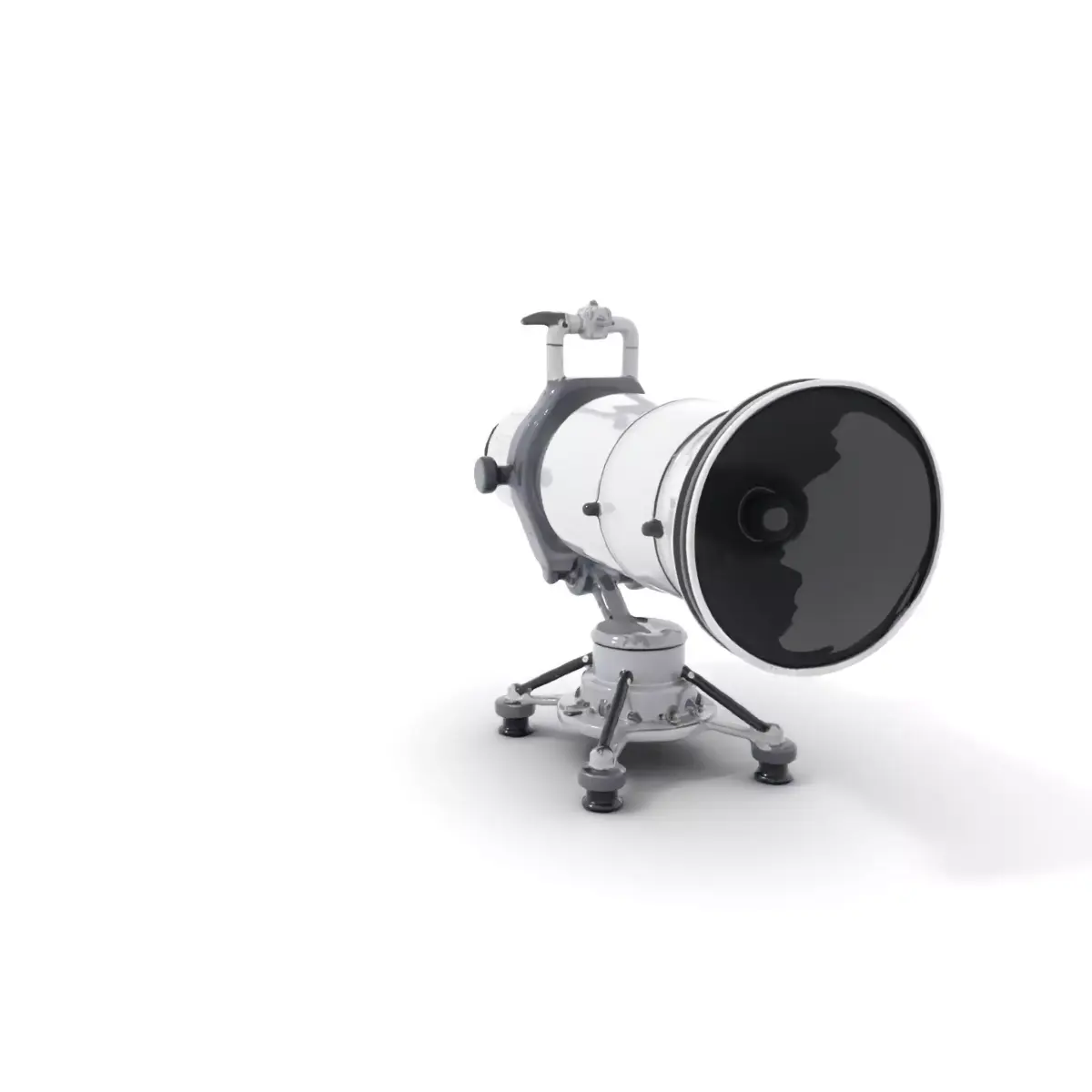 Modern Industrial Telescope model pack Low-poly 3D model