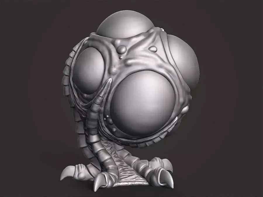 Alien Egg Miniature 3D print model