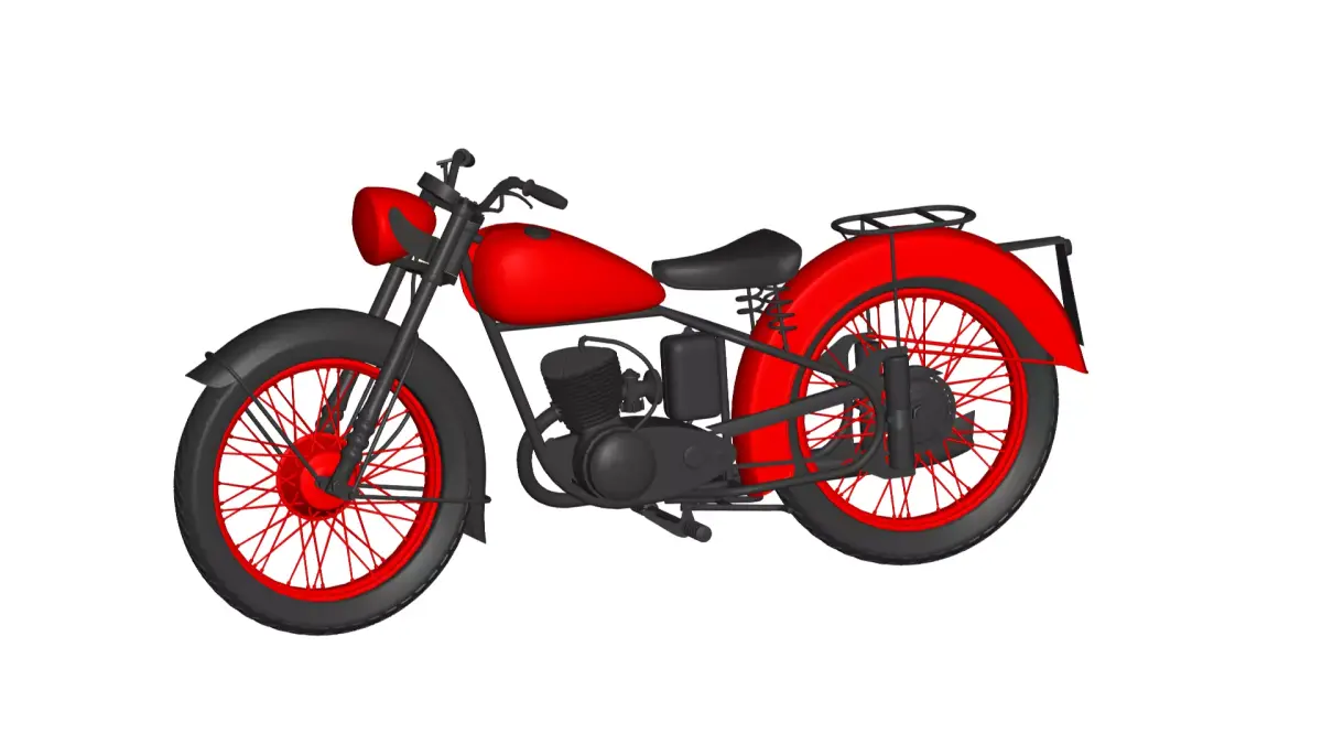 BSA Bantam 3D model