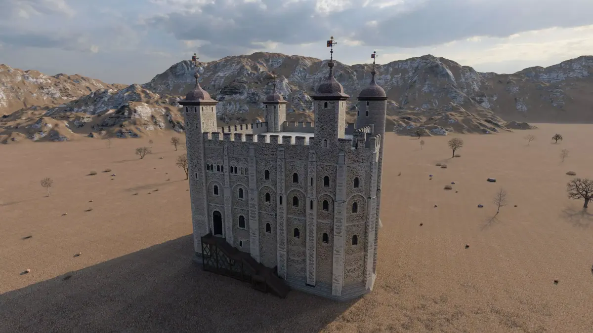 Medieval Castle 3D model purchase