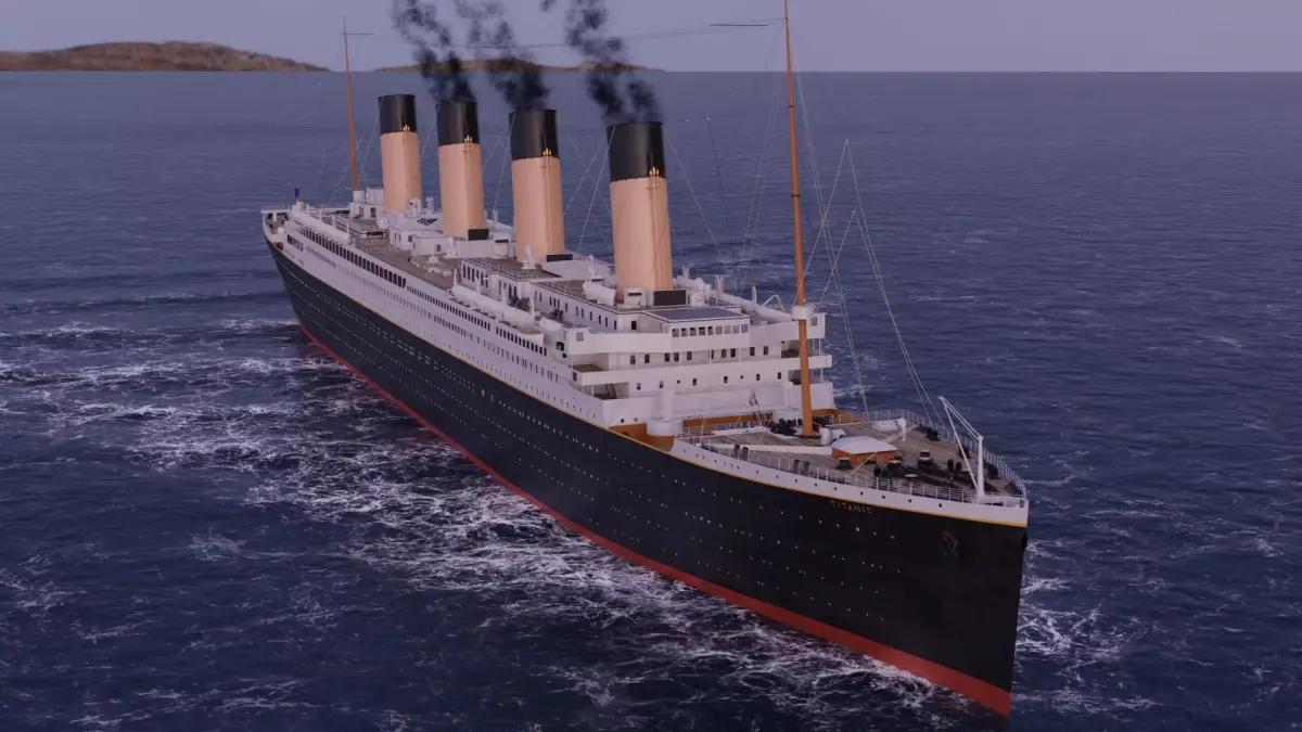 RMS Titanic Cinematic Filming Model 3D model