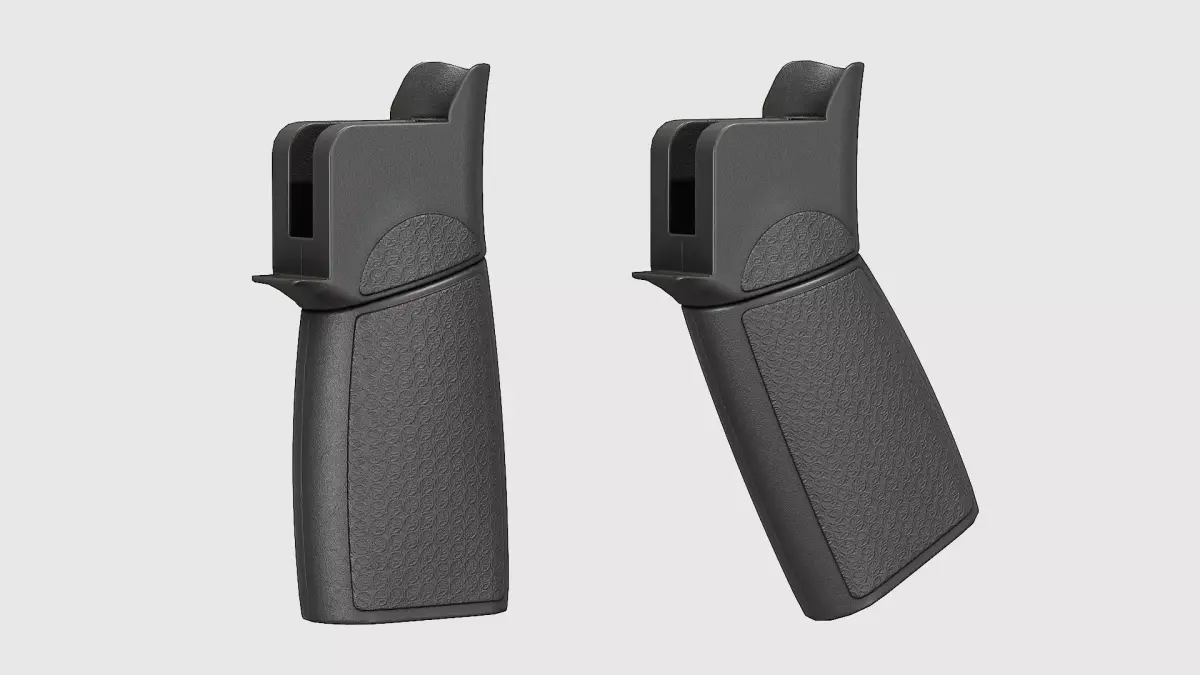 Battlegrip Flip Grip - Replica Low-poly 3D model