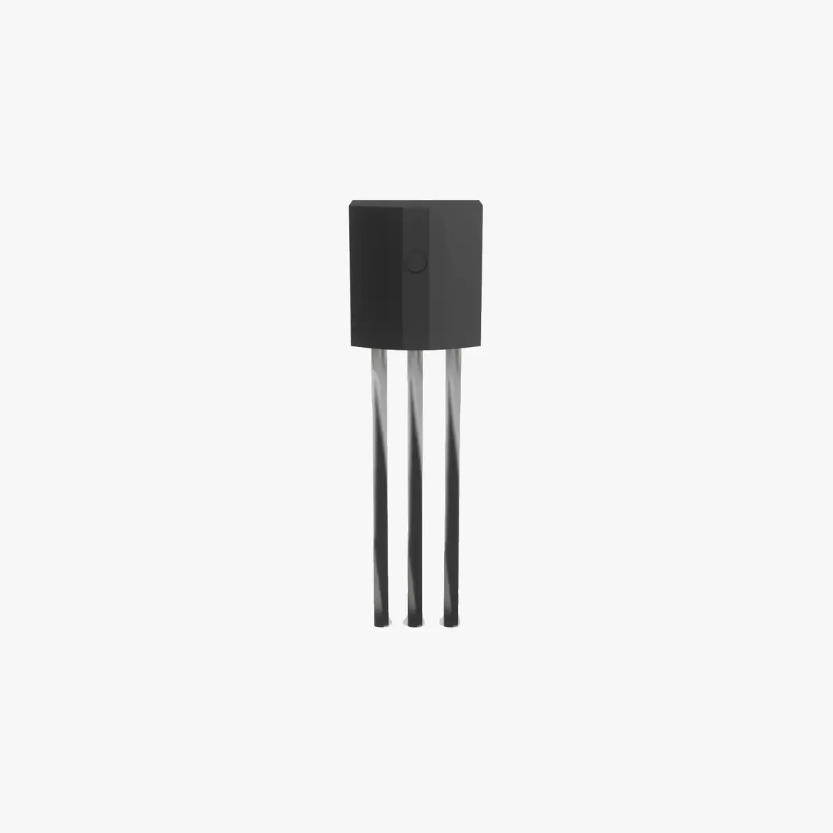 NPN PNP Transistor Free low-poly 3D model