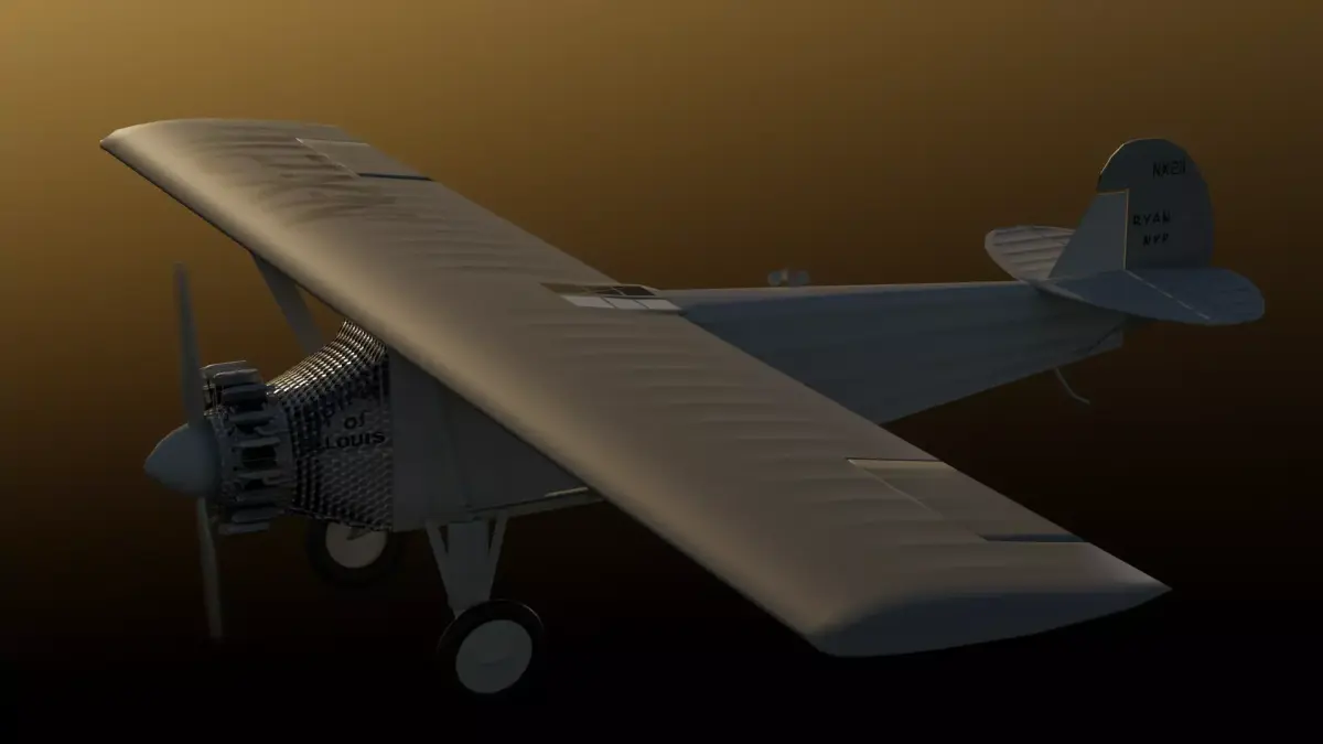 Spirit of St Louis 3D model