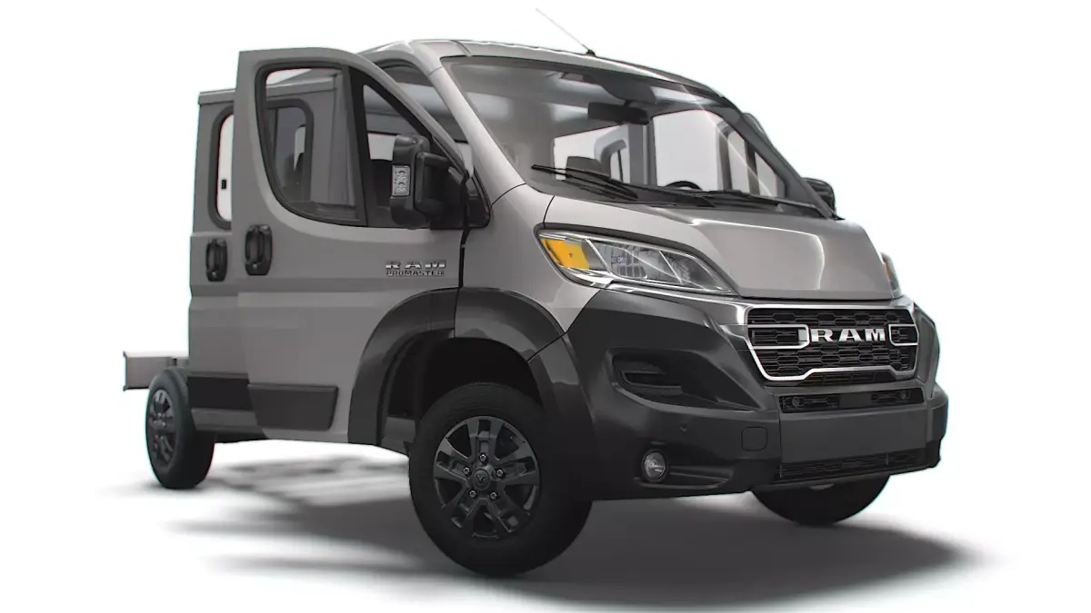 RAM Promaster Chassis Truck CrCab 3450WB HQInterior 2023 3D model