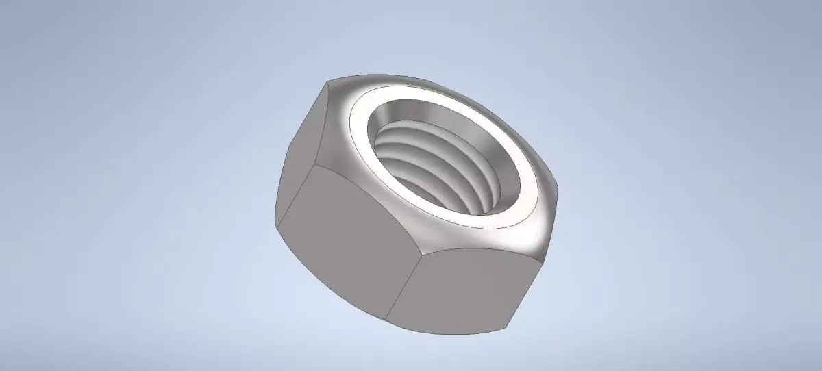 Bjursta Table Nut IKEA Part 100712 3D model