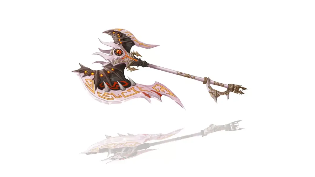 Corrupted Holy Axe Low-poly 3D model