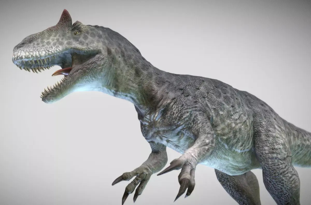 Allosaurus King of the Jurassic Low-poly 3D model