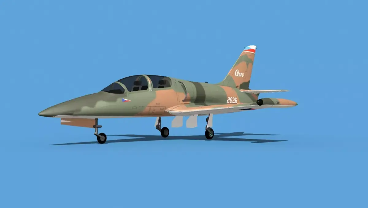 Aero Vodochody L-39C Albatross V02 3D model