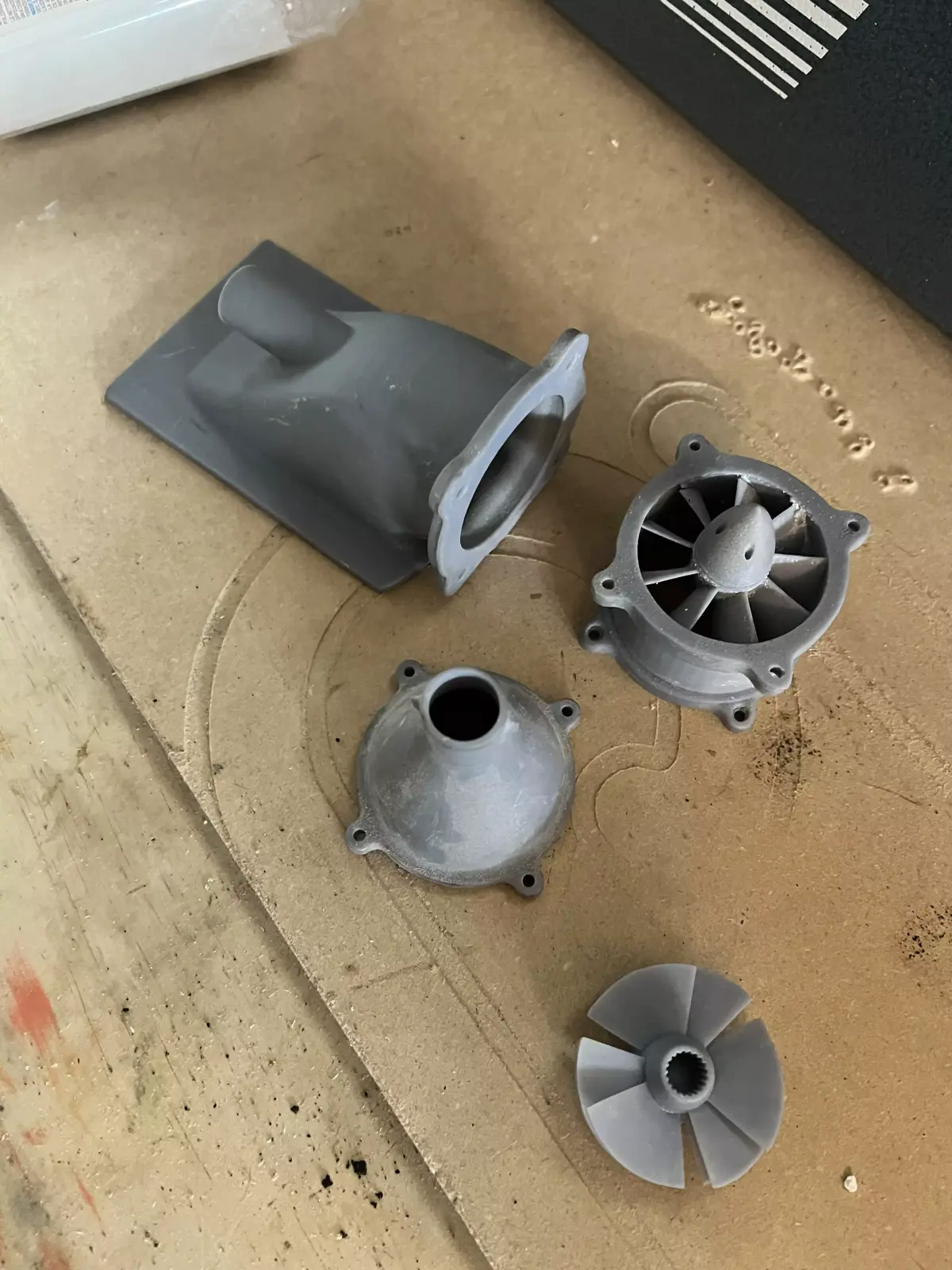 Jet Boat propulsion drive 3D print model