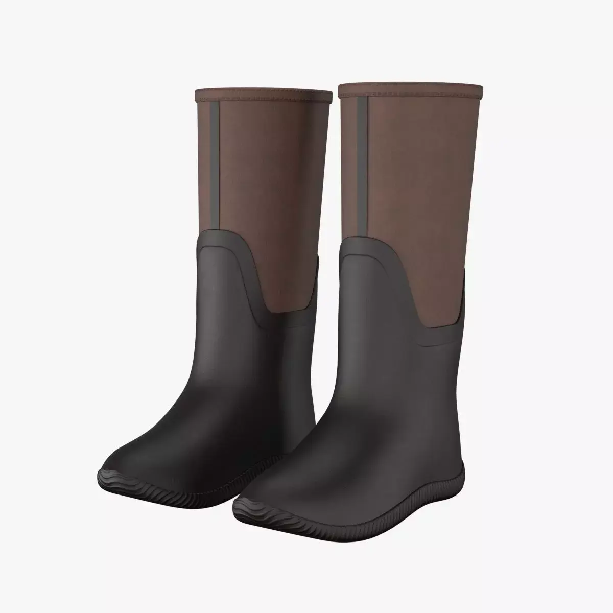 Waterproof Rubber Rain Boots  3D model
