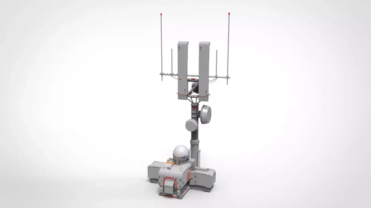 Sci fi antenna 16 3D model