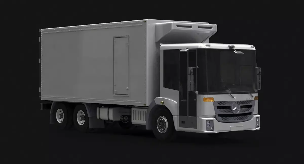 Mercedes Econic Box Truck 3D model