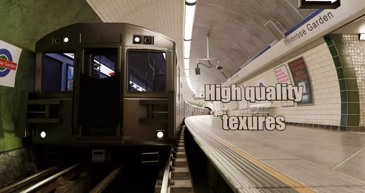 Train station 3D model 7