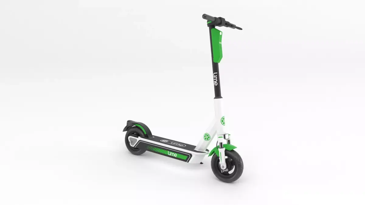 Lime Scooter 3D Model 3D model
