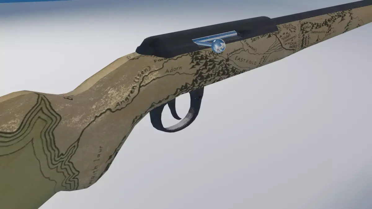 Sniper rifle Veles 3D model