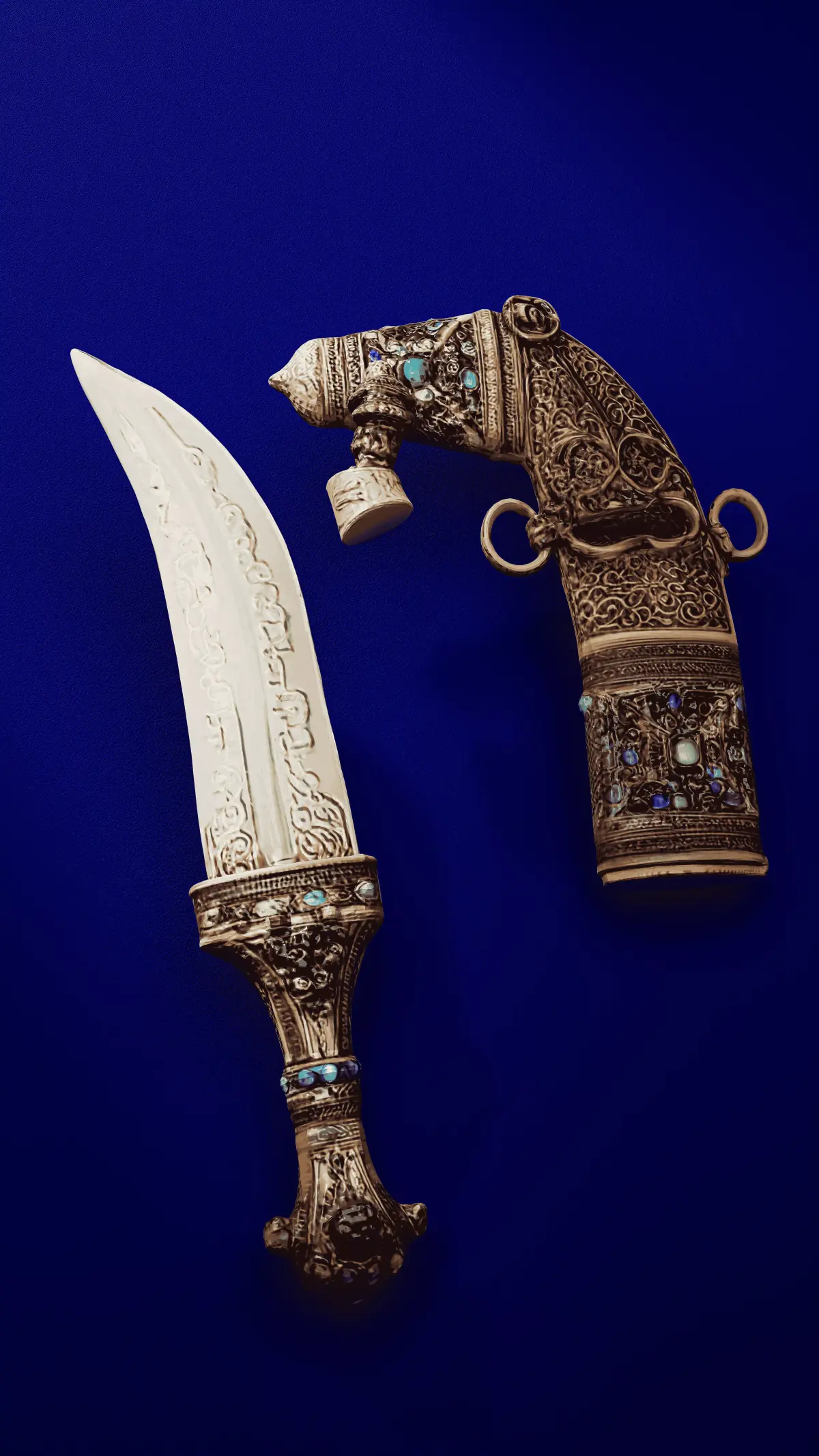 Regal Blades- A Curated Dagger Collection Low-poly 3D model