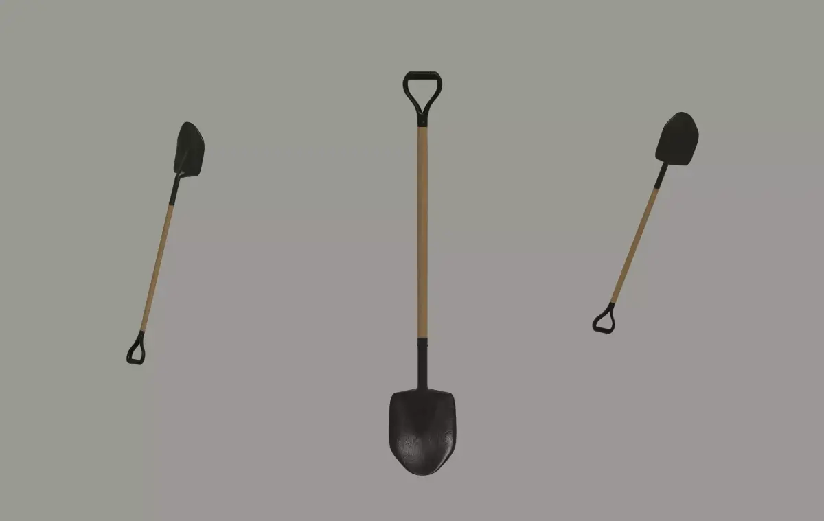 Hand Shovel 3D model