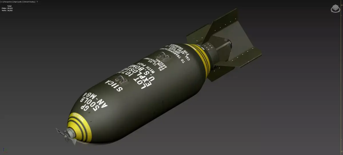 AN-M64 3D model