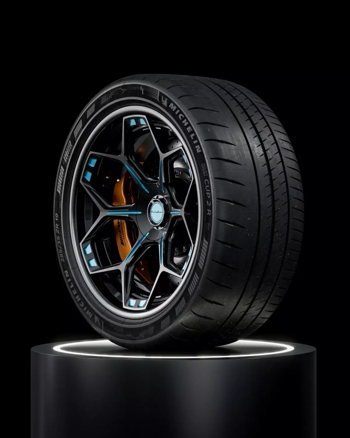 MICHELIN Pilot Sport Cup 2 R 285 35 ZR19 103Y MO1 3D model