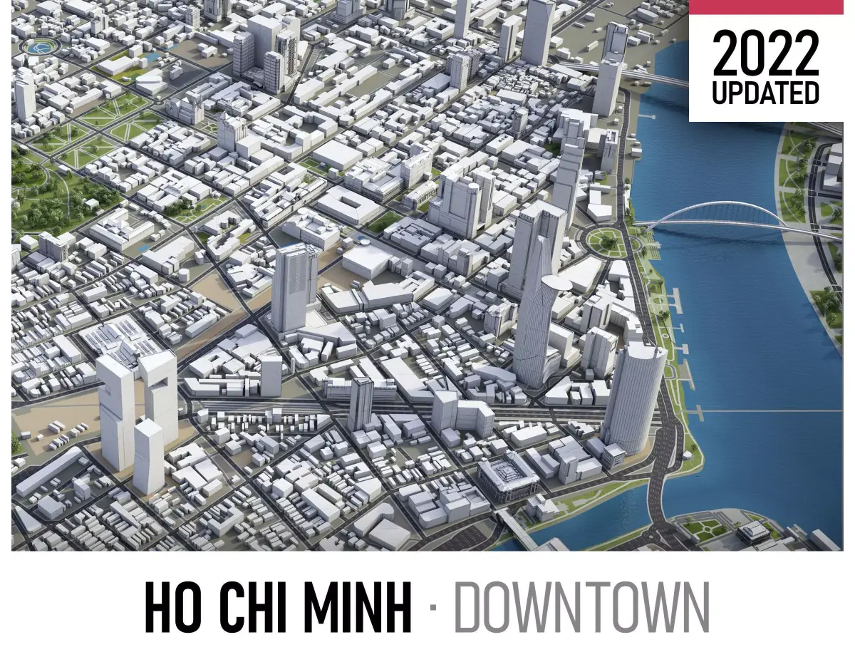 Ho Chi Minh Low-poly 3D model