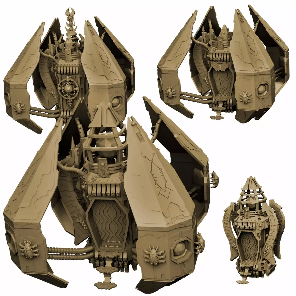 Eternal Dynasty Monolith Sci Fi Miniature 3D print model purchase