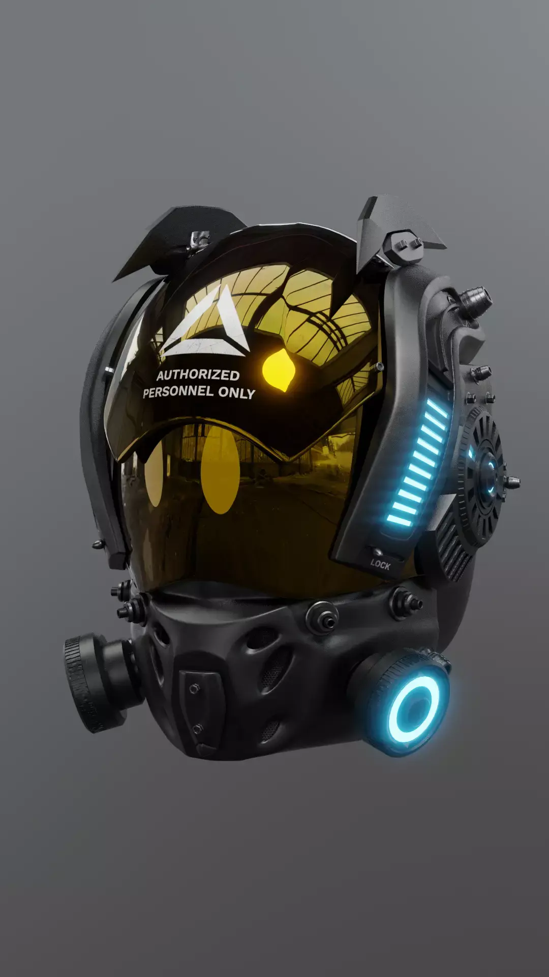 Cyber Helmet 3D model