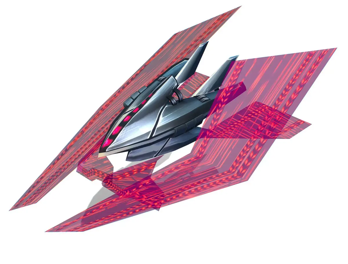 Animated Low Poly Flying Military Spy Drone Low-poly 3D model