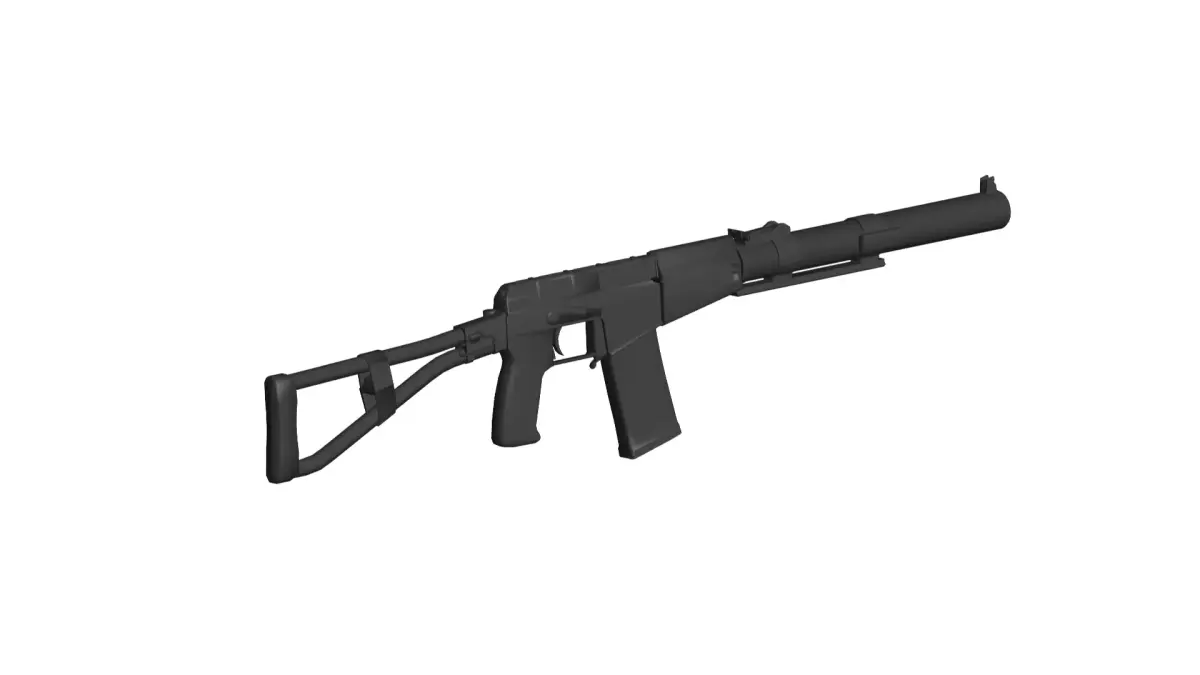 Vintorez Val Rifle 3D model