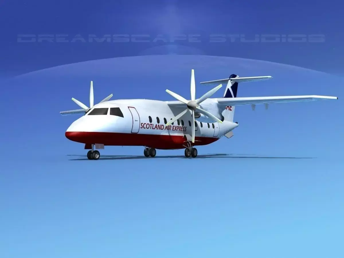 Dornier Do-328-130 Scot Airways 3D model
