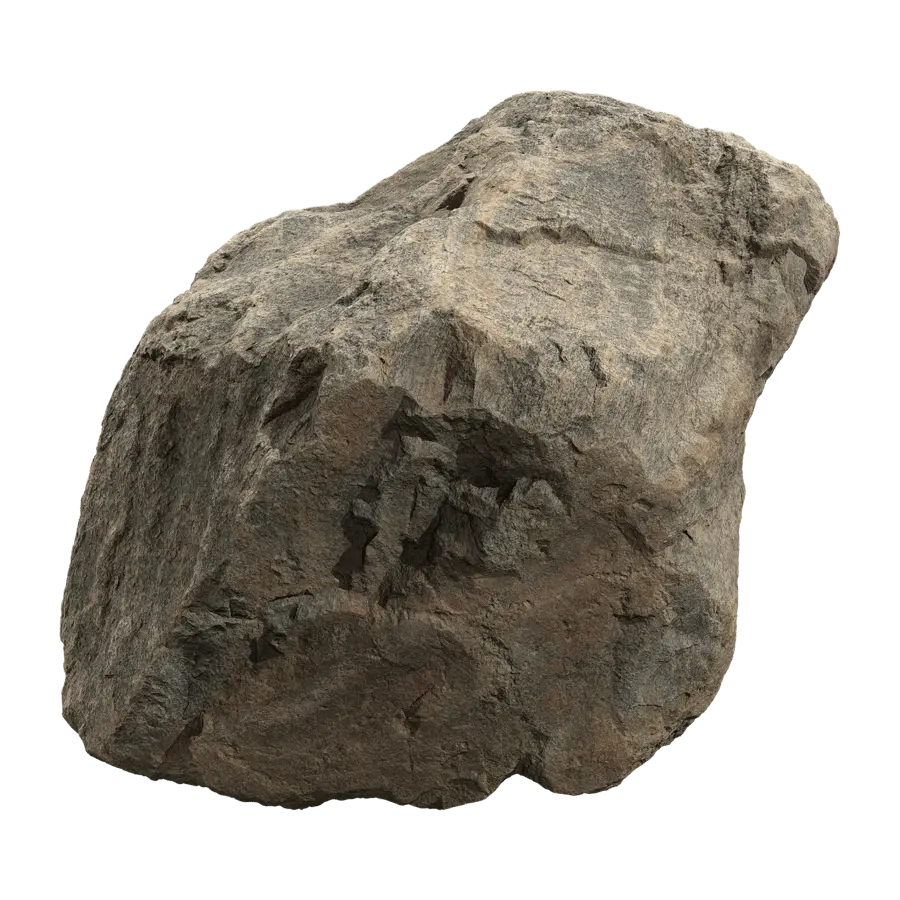  Warm Toned Ridged Tall Large Rock Boulder Model  purchase