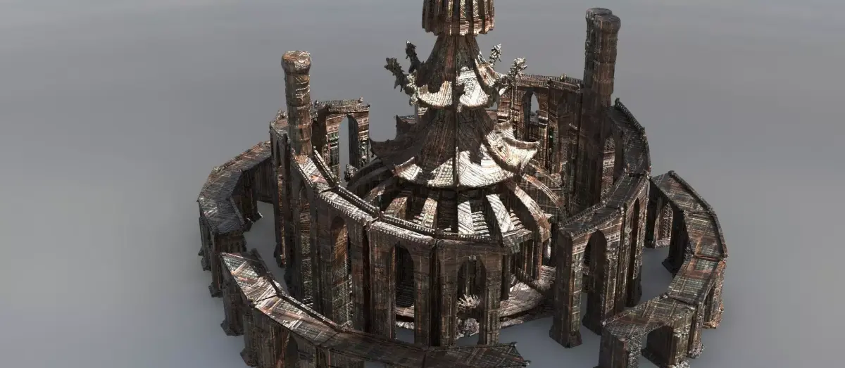Dragon Master Shinto tower 2 3D model