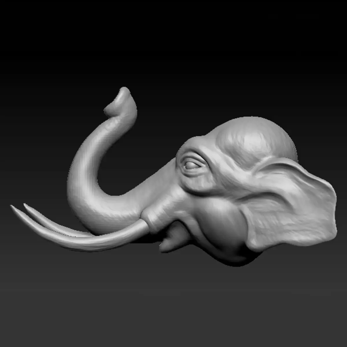 Asiatic Elephant Free 3D print model