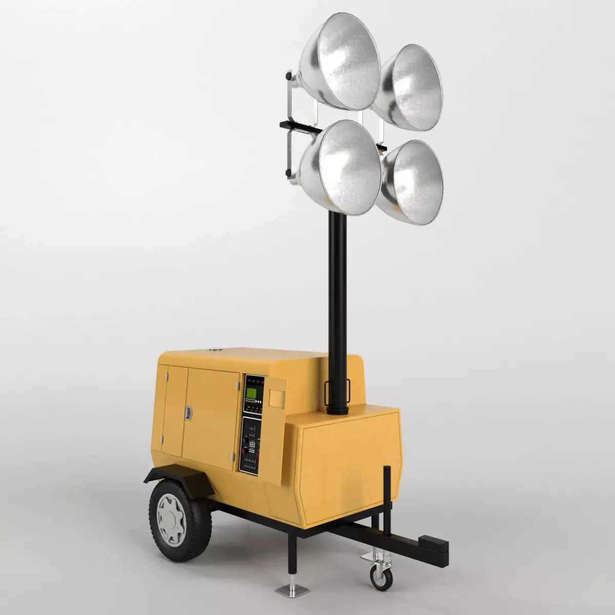 Tower light generator 1 3D model