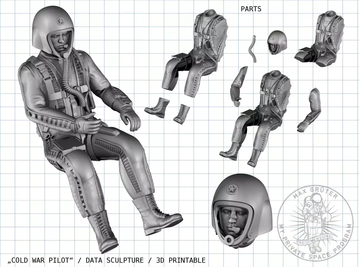 X-Plane Pilot 3D print model