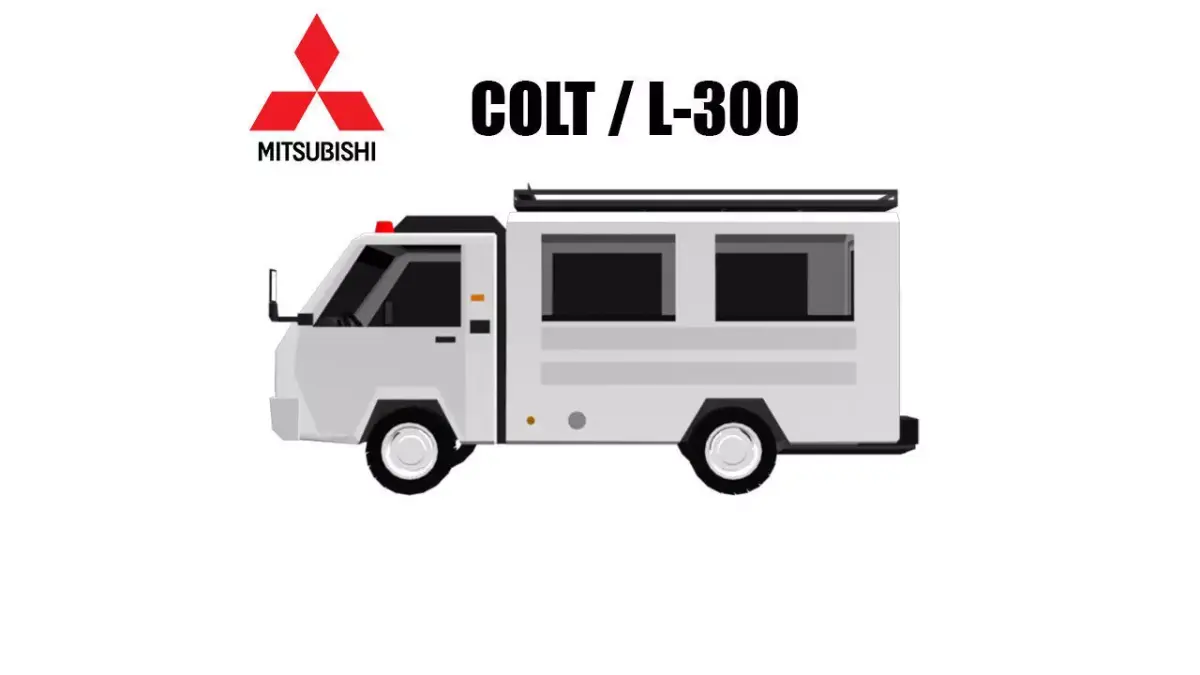 Mitsubishi L-300 Low-poly 3D model