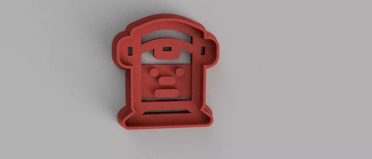 SET 5 COOKIE CUTTER 3D print model train 3D print model