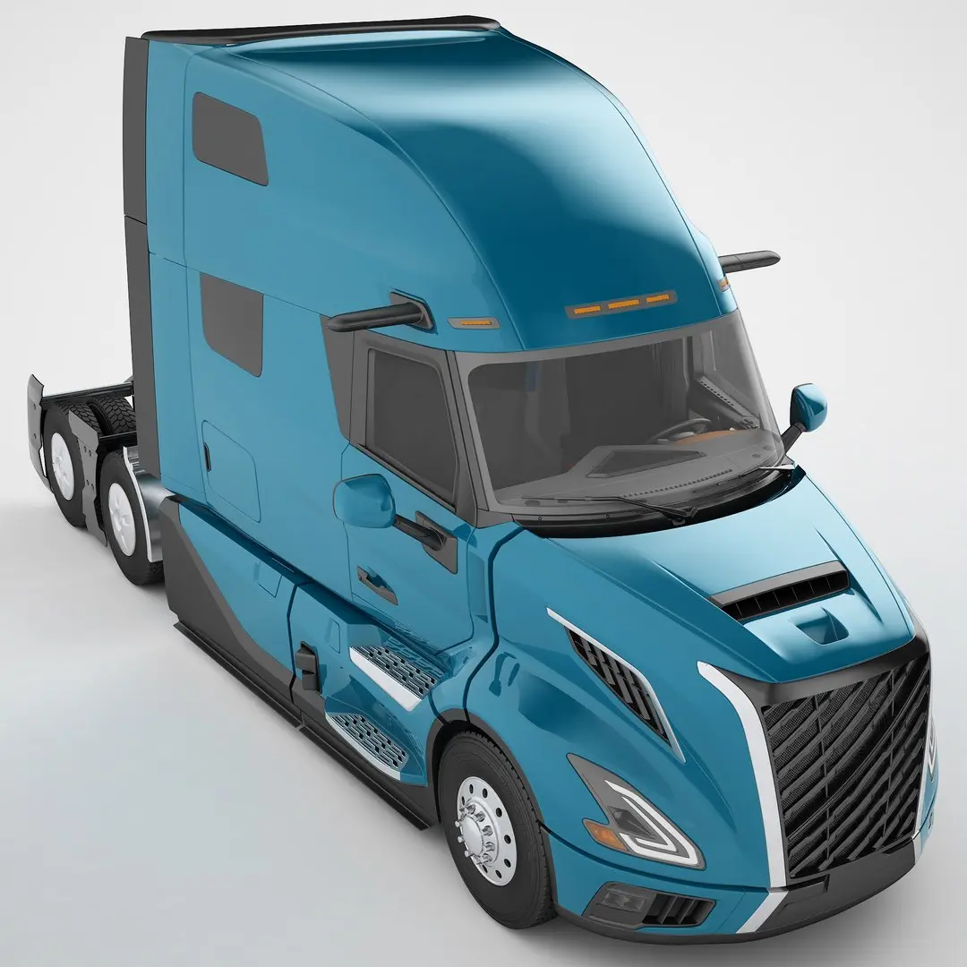 Semi Truck Generic 02 3D model